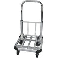 Carrello Portacasse 4 Ruote Alluminio Manico Telescopico 150 kg