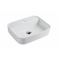 Lavabo da Appoggio Ceramica Bianco 50x40x14cm On Board