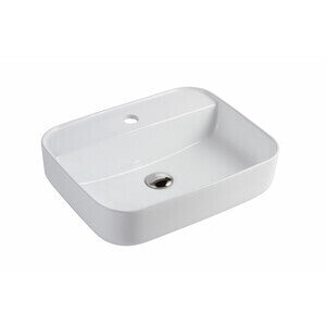 Lavabo da Appoggio Ceramica Bianco 50x40x14cm On Board
