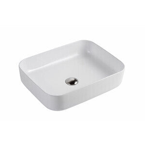 Lavabo da Appoggio Ceramica Bianco 50x40x14cm On Board