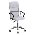 Poltrona Direzionale Classy Grigio Mesh Braccioli Gas