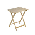 Tavolo Legno Faggio Pieghevole 80x60xH73cm Naturale Made in Italy