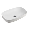 Lavabo da Appoggio Ceramica Bianco 60x38x14cm On Board
