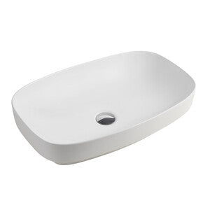 Lavabo da Appoggio Ceramica Bianco 60x38x14cm On Board