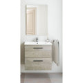 Kit Mobile Bagno Aruba 2 Cassetti 60 Sospeso Rovere Alaska