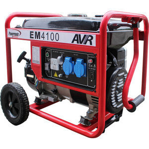 Powermate EM 4100 Generatore di Corrente 3500W 230V Benzina AVR