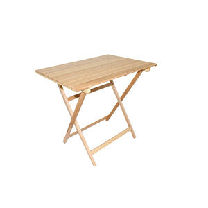 Tavolo Legno Faggio Pieghevole 80x60x75cm Noce