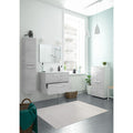 Kit Mobile Bagno Aruba 2 Cassetti 80 Sospeso Cemento