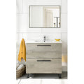 Kit Mobile Bagno Athena 2 Cassetti 80 Rovere Alaska