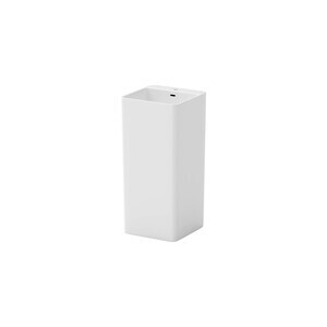 Lavabo Freestanding Ceramica Bianco 40x40x85cm Ice Cube