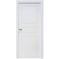 Porta Bugna 80x210 Cm Laccato Bianco Telaio Abete Cerniere Anuba