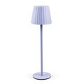 Lampada Led Ricaricabile Da Tavolo Aurora Lilla