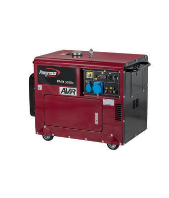 Powermate PMD 5000S Generatore di Corrente Diesel 5000W 230V AVR