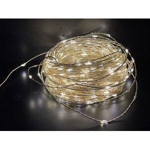 Catena Luminosa 180 Gocce Led Con Giochi Luce Bianco Caldo