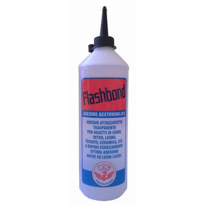 Flashbond Adesivo Acetovinilico Rapido Trasparente 500ml Lotto 14 Pezzi