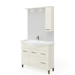 Mobile Bagno Rubino 2A+2C 105 Rovere Ghiaccio