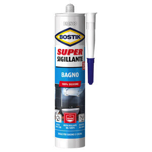 Bostik Super Sigillante Siliconico Bagno e Cucina 300ml Bianco