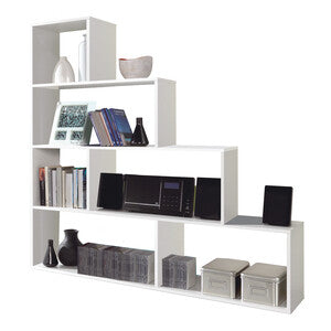 Libreria Klum 6 Vani 145x29x145 Cm Bianco