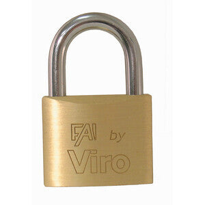 Viro 557 Lucchetto Rettangolare in Ottone 70 mm