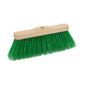 Scopa Garden 27 cm Fibre Verdi Base Legno - Confezione 12 pz