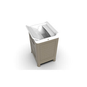 Lavatoio Mobiletto Artù 51x60xH89 cm Tortora