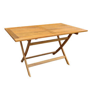 Tavolo in Legno Pieghevole 140x80xH72cm Gelso