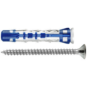 Elematic Tassello Bluefix Va 8X50 Mm Con Vite - Confezione 50 Pezzi