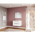 Mobile Bagno Ibiza 80 Sospeso 2 Cassetti Bianco