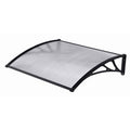 Pensilina ABS/Policarbonato Alveolare 120x100 Sp. 5,2mm Trasparente