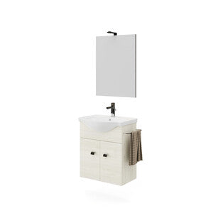 Mobile Bagno Zaffiro 2A 55 Rovere Ghiaccio