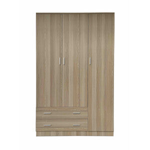 Armadio Space 3 Ante 2 Cassetti Olmo 120x52x190 cm