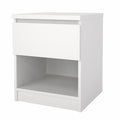 Kit Comodino Naia 1 Cassetto Bianco 40x40x49,5 cm
