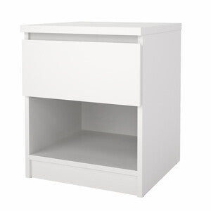 Kit Comodino Naia 1 Cassetto Bianco 40x40x49,5 cm