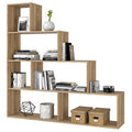 Libreria Klum 6 Vani 145x29x145 Cm Rovere Canadian