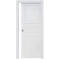 Porta Bugna Scorrevole 70x210 Cm Laccato Bianco Telaio Abete