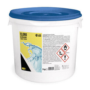 Cloro Piscina in Polvere Granulare Stabilizzato 5 kg