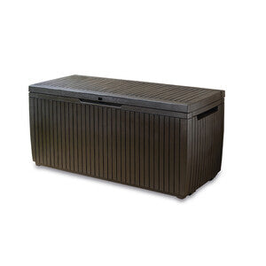 Cassapanca Keter Springwood Effetto Legno 305L Brown