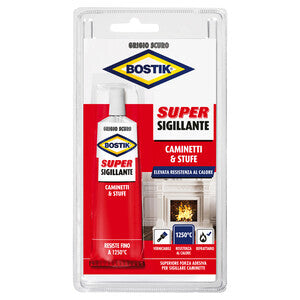 Bostik Super Sigillante Refrattario Caminetti e Stufe 100g