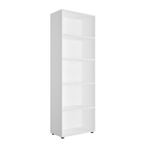 Libreria 4 Ripiani 69x35x200 cm Bianca