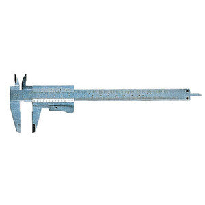 Calibro a Corsoio Acciaio Inox 150mm Ventesimale 0,05mm con Custodia