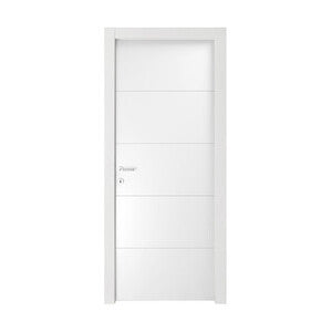 Porta Righe Battente Laccato Bianco 80x210 cm