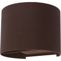 Gandalf Applique Led Marrone 2x5W 4000K IP54