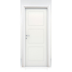 Porta F3 Bugna 70x210 Laccata Bianca Telaio MDF Cerniere Anuba