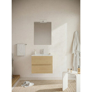 Mobile Bagno Easy 2C Sospeso 60 Rovere Naturale