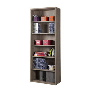 Libreria 6 Vani 82x36x217cm Rovere Tartufo LB4801
