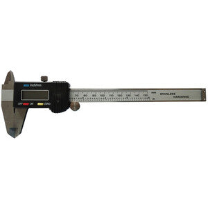 Calibro Digitale LCD Acciaio Inox 150mm Risoluzione 0,01mm