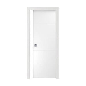 Porta Righe Scorrevole 70x210 Laccato Bianco