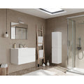 Mobile Bagno Easy 2C Sospeso 80 Bianco Lucido