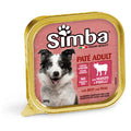Monge Simba Cibo per Cani Adulti Patè Vitello e Piselli 300g - Confezione da 18 Pezzi