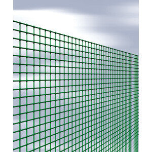 Rete Elettrosaldata Quadraplast Plastificata 12x12 H 100 Cm 25 M